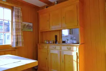 Küche der Ferienwohnung in Arosa